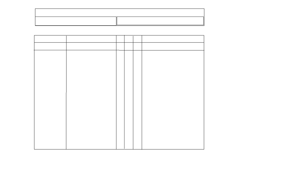 How to draw table with rows and column as shown in the drawings. The ...